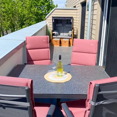 Meeresrauschen - Exklusive Penthousewohnung Mit Sauna & Nah Am Strand! Tossens