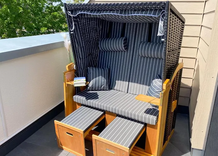 Meeresrauschen - Exklusive Penthousewohnung Mit Sauna & Nah Am Strand! * Tossens